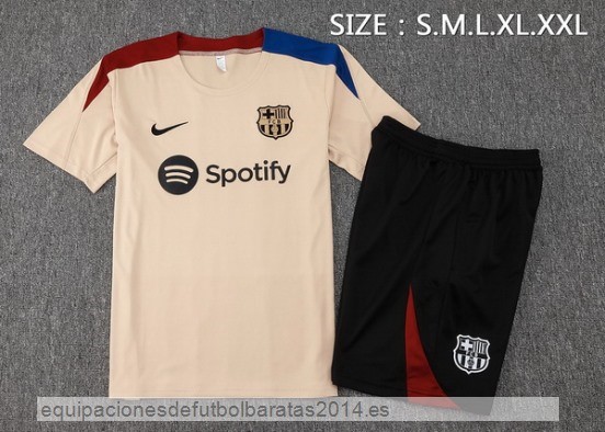 Nuevo Entrenamiento Conjunto Completo Barcelona 24/25 Amarillo Rojo Azul Baratas